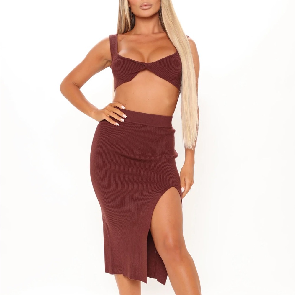 2 piece fashion nova set size medium